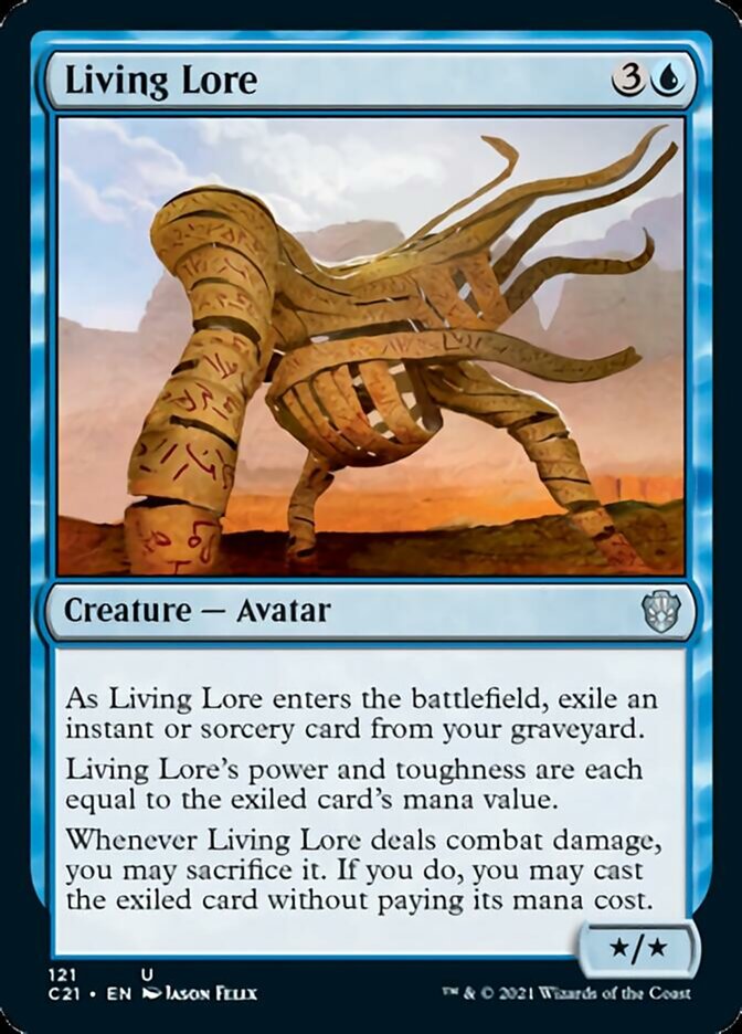 Living Lore [Commander 2021] | Cards and Coasters CA