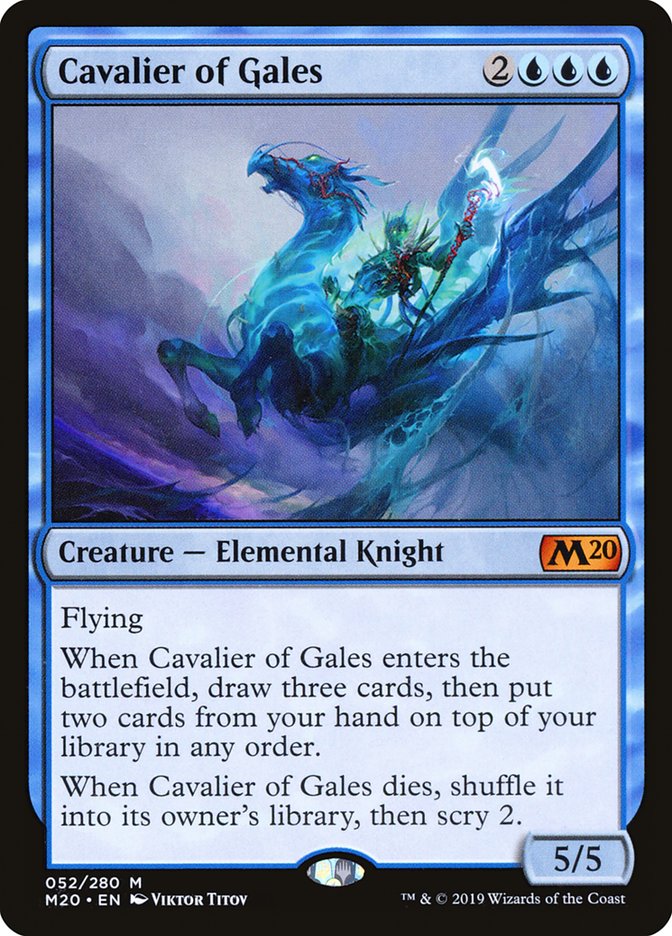 Cavalier of Gales [Core Set 2020] | Cards and Coasters CA