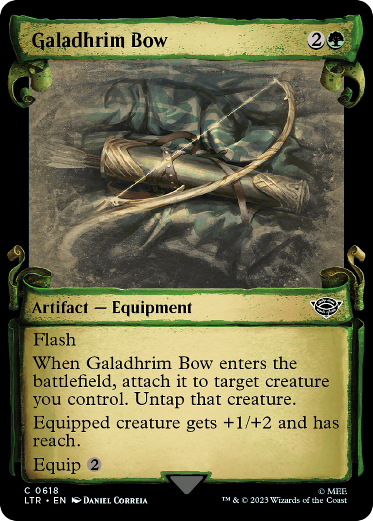 Galadhrim Bow [The Lord of the Rings: Tales of Middle-Earth Showcase Scrolls] | Cards and Coasters CA