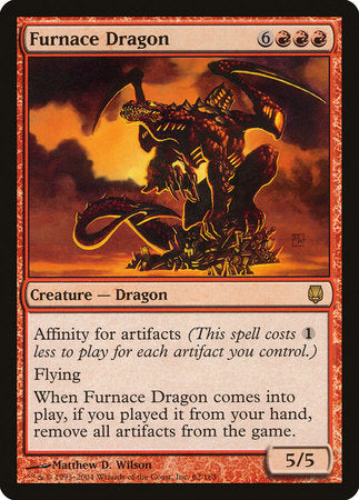 Furnace Dragon [Darksteel] | Cards and Coasters CA