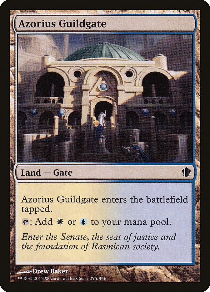Azorius Guildgate [Commander 2013] | Cards and Coasters CA