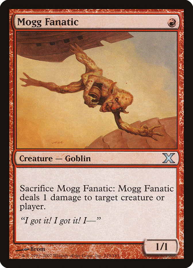 Mogg Fanatic [Tenth Edition] | Cards and Coasters CA