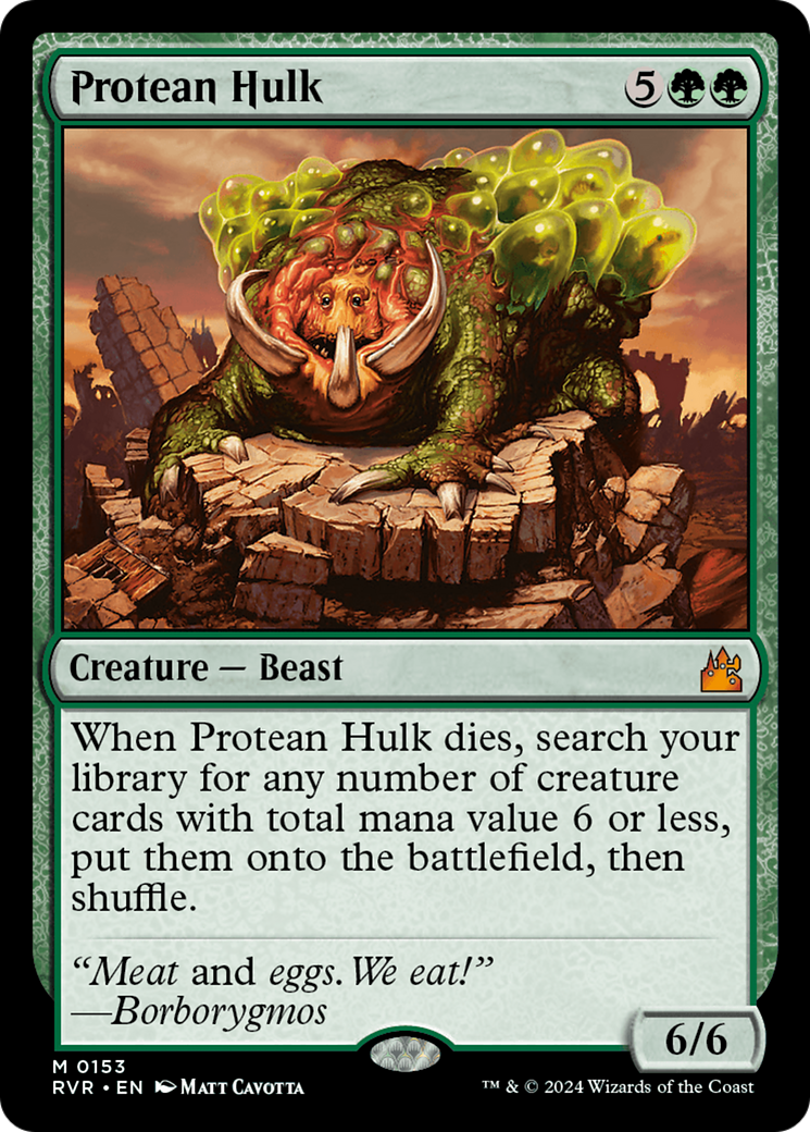 Protean Hulk [Ravnica Remastered] | Cards and Coasters CA