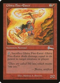 Ghitu Fire-Eater [Urza's Legacy] | Cards and Coasters CA
