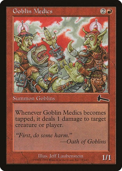 Goblin Medics [Urza's Legacy] | Cards and Coasters CA