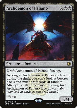 Archdemon of Paliano [Conspiracy: Take the Crown] | Cards and Coasters CA