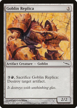 Goblin Replica [Mirrodin] | Cards and Coasters CA