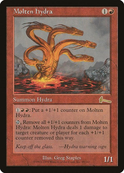 Molten Hydra [Urza's Legacy] | Cards and Coasters CA