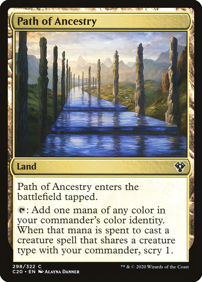 Path of Ancestry [Commander 2020] | Cards and Coasters CA