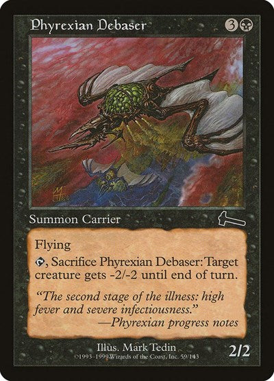 Phyrexian Debaser [Urza's Legacy] | Cards and Coasters CA