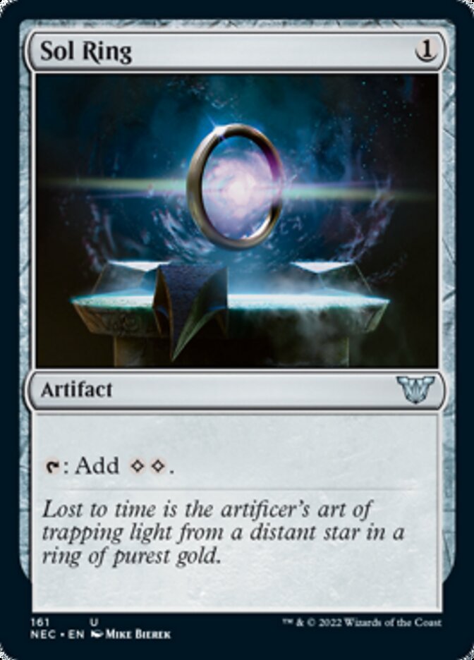 Sol Ring [Kamigawa: Neon Dynasty Commander] | Cards and Coasters CA