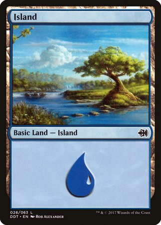 Island [Duel Decks: Merfolk vs. Goblins] | Cards and Coasters CA