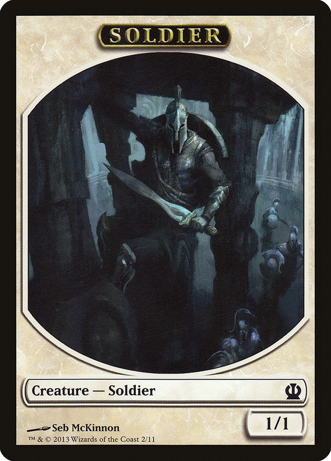 Soldier (2/11) [Theros Tokens] | Cards and Coasters CA