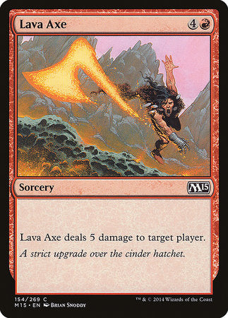 Lava Axe [Magic 2015] | Cards and Coasters CA