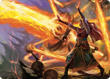 Ghitu Amplifier Art Card [Dominaria United Art Series] | Cards and Coasters CA