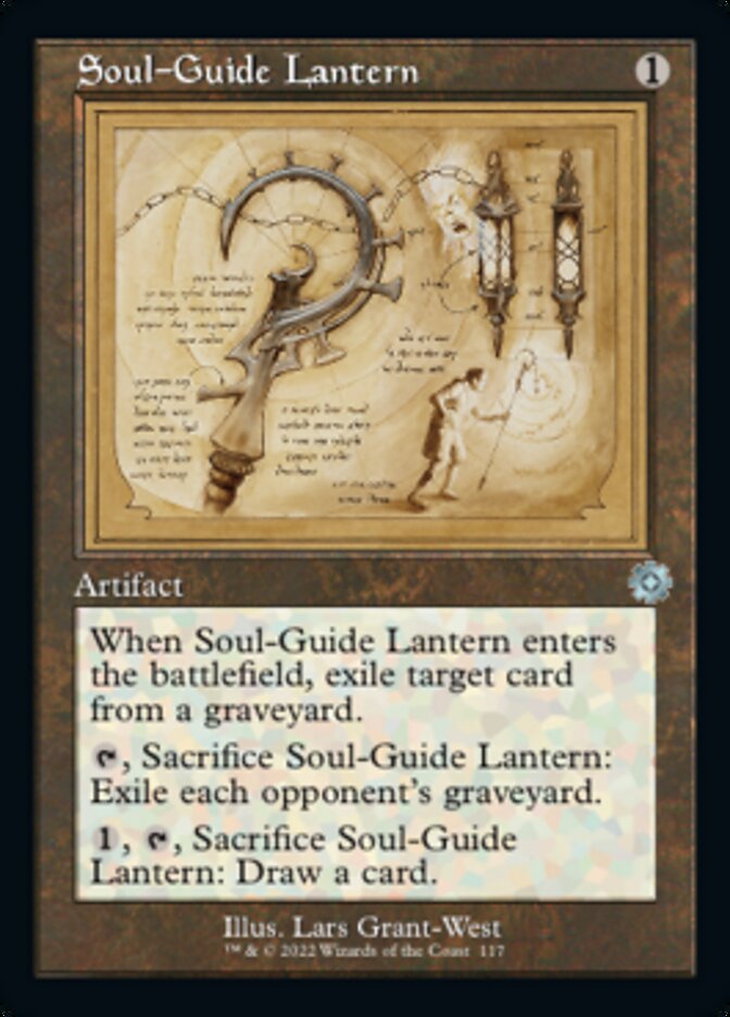 Soul-Guide Lantern (Retro Schematic) [The Brothers' War Retro Artifacts] | Cards and Coasters CA