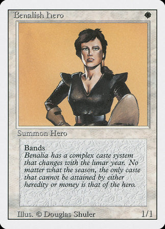 Benalish Hero [Revised Edition] | Cards and Coasters CA