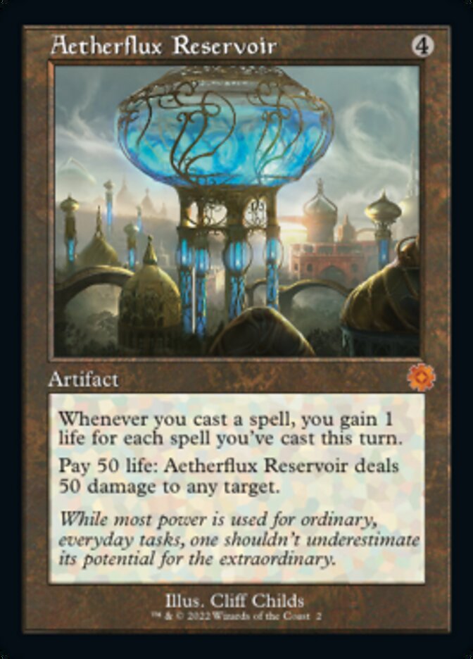 Aetherflux Reservoir (Retro) [The Brothers' War Retro Artifacts] | Cards and Coasters CA