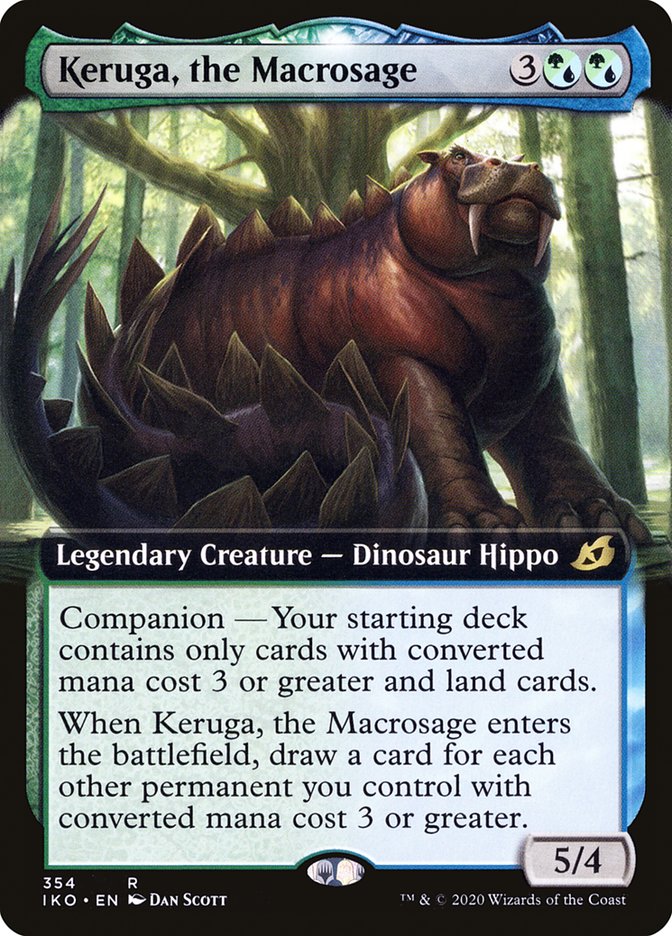 Keruga, the Macrosage (Extended Art) [Ikoria: Lair of Behemoths] | Cards and Coasters CA