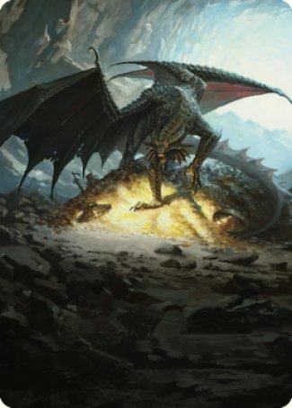 Ancient Copper Dragon Art Card (04) [Commander Legends: Battle for Baldur's Gate Art Series] | Cards and Coasters CA