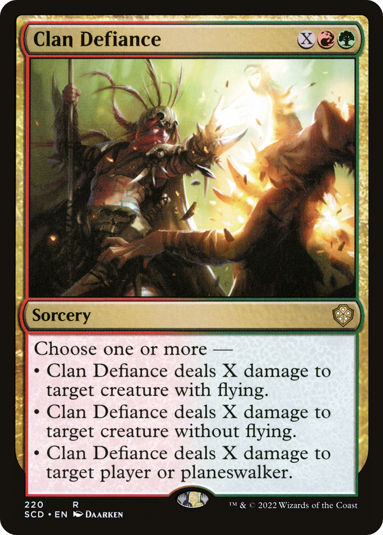 Clan Defiance [Starter Commander Decks] | Cards and Coasters CA