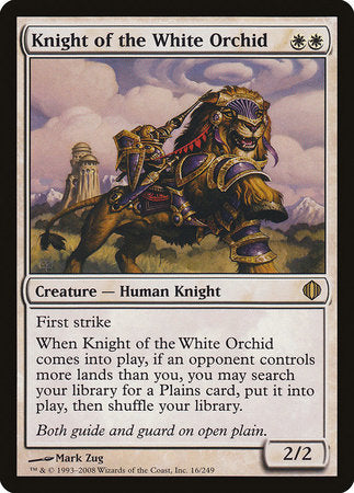 Knight of the White Orchid [Shards of Alara] | Cards and Coasters CA