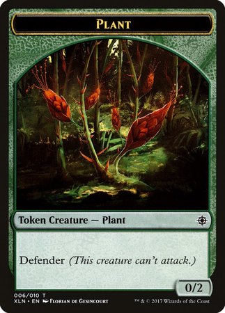 Plant (006) Token [Ixalan Tokens] | Cards and Coasters CA