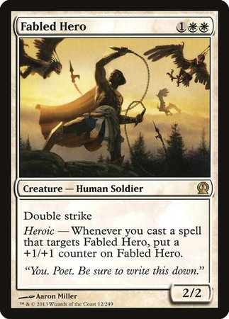 Fabled Hero [Theros] | Cards and Coasters CA