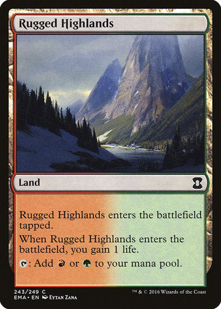 Rugged Highlands [Eternal Masters] | Cards and Coasters CA