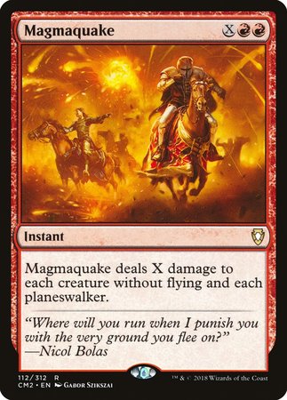 Magmaquake [Commander Anthology Volume II] | Cards and Coasters CA
