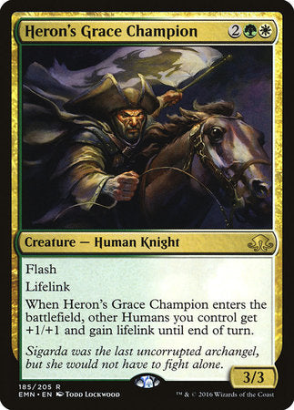 Heron's Grace Champion [Eldritch Moon] | Cards and Coasters CA