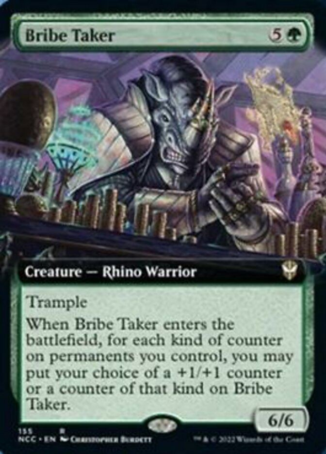 Bribe Taker (Extended Art) [Streets of New Capenna Commander] | Cards and Coasters CA