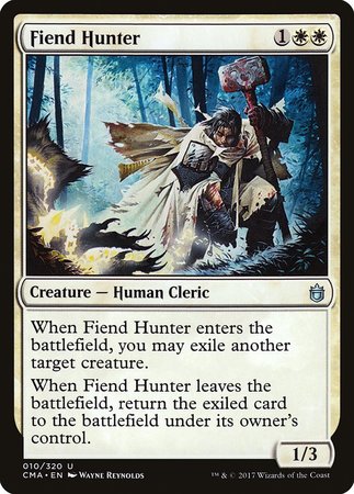 Fiend Hunter [Commander Anthology] | Cards and Coasters CA