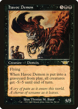 Havoc Demon [Legions] | Cards and Coasters CA