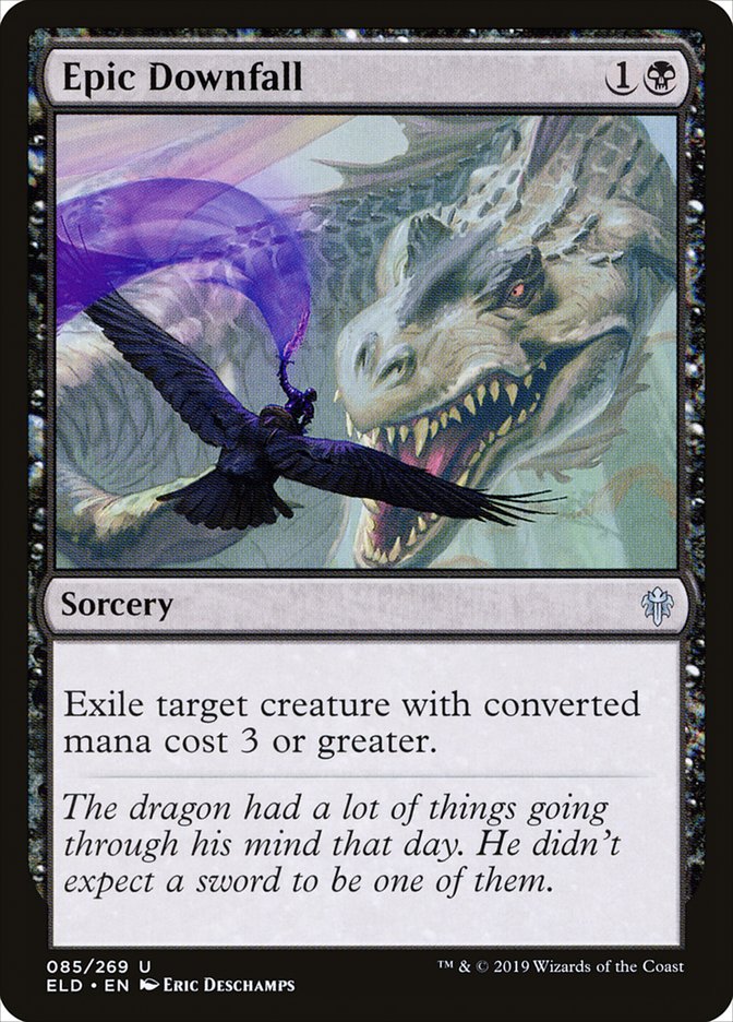 Epic Downfall [Throne of Eldraine] | Cards and Coasters CA