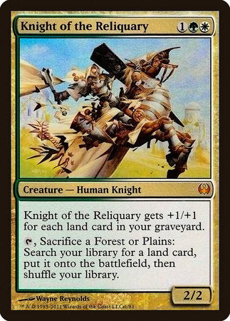 Knight of the Reliquary [Duel Decks: Knights vs. Dragons] | Cards and Coasters CA