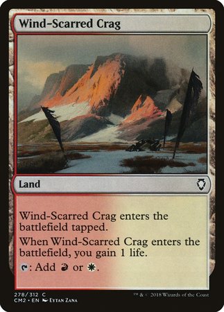 Wind-Scarred Crag [Commander Anthology Volume II] | Cards and Coasters CA