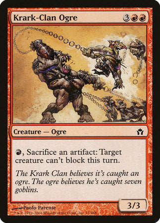 Krark-Clan Ogre [Fifth Dawn] | Cards and Coasters CA