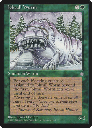 Johtull Wurm [Ice Age] | Cards and Coasters CA