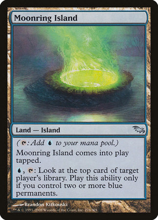 Moonring Island [Shadowmoor] | Cards and Coasters CA