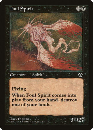 Foul Spirit [Portal Second Age] | Cards and Coasters CA