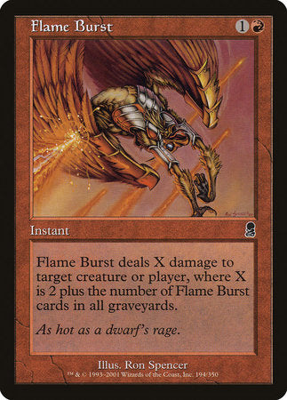 Flame Burst [Odyssey] | Cards and Coasters CA