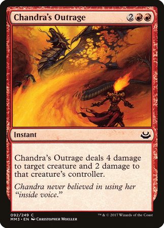 Chandra's Outrage [Modern Masters 2017] | Cards and Coasters CA