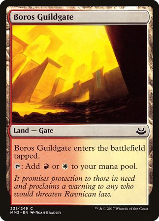 Boros Guildgate [Modern Masters 2017] | Cards and Coasters CA