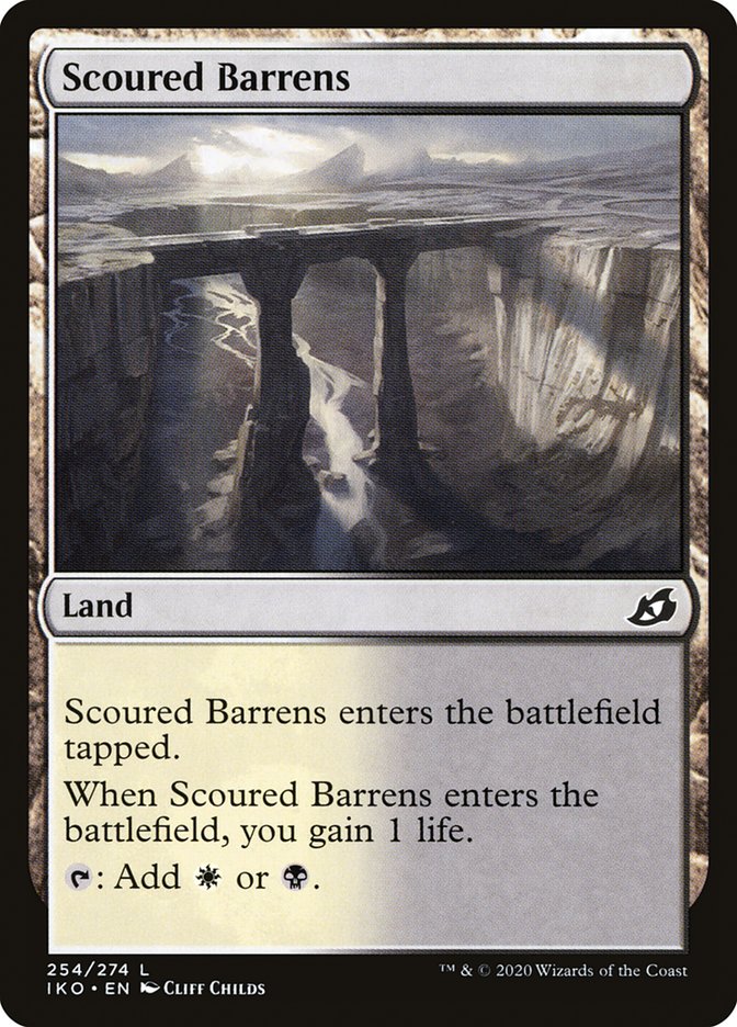 Scoured Barrens [Ikoria: Lair of Behemoths] | Cards and Coasters CA