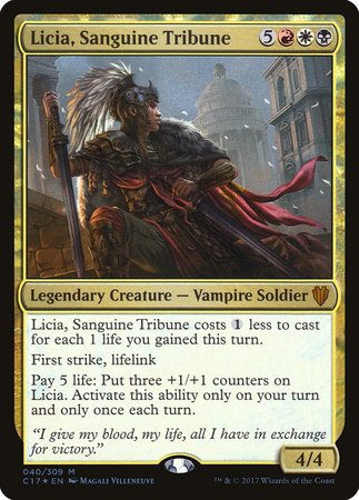 Licia, Sanguine Tribune [Commander 2017] | Cards and Coasters CA