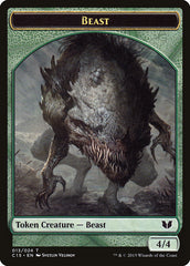 Beast // Snake (017) Double-Sided Token [Commander 2015 Tokens] | Cards and Coasters CA