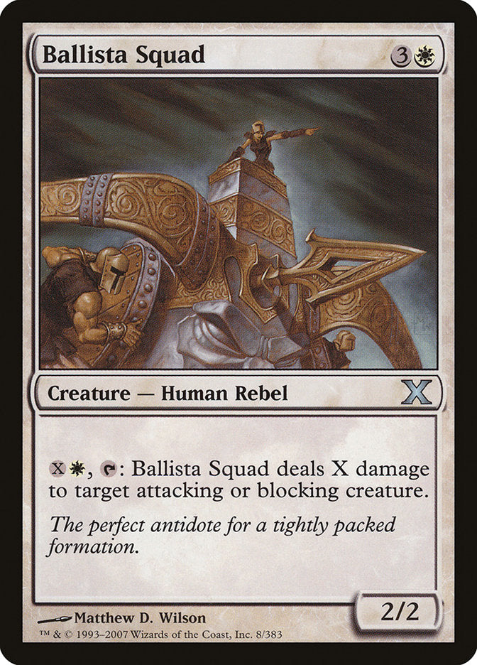 Ballista Squad [Tenth Edition] | Cards and Coasters CA