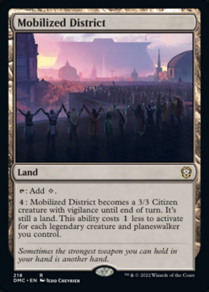 Mobilized District [Dominaria United Commander] | Cards and Coasters CA