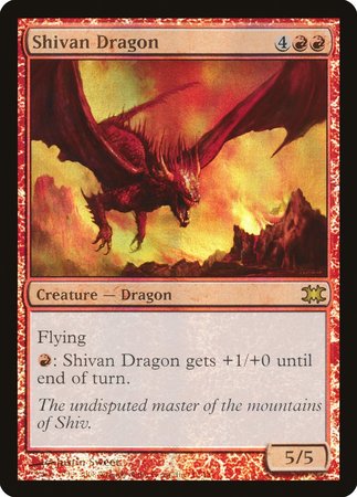 Shivan Dragon [From the Vault: Dragons] | Cards and Coasters CA